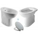 Vaso + Bidet per Anziani Terza Età Completo di Sedile