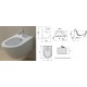 Vaso + Bidet Sospesi Like Gsg con Tecnologia Smart Clean