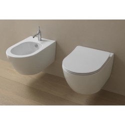 Vaso + Bidet Sospesi Like Gsg con Tecnologia Smart Clean con Coprivaso a Chiusura Rallentata Incluso