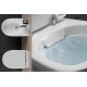 Vaso e Bidet Sospesi Fast Pozzi Ginori Rimfree con Sedile