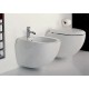 Vaso e Bidet Sospesi Easy 02 Pozzi Ginori con Sedile