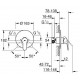 Monocomando Incasso Doccia in Ottone Cromato per Doccia BauEdge Grohe