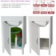 Mobile Lavatoio in Resina Sivep 45 X 50 cm Istallazione Interno ed Esterno