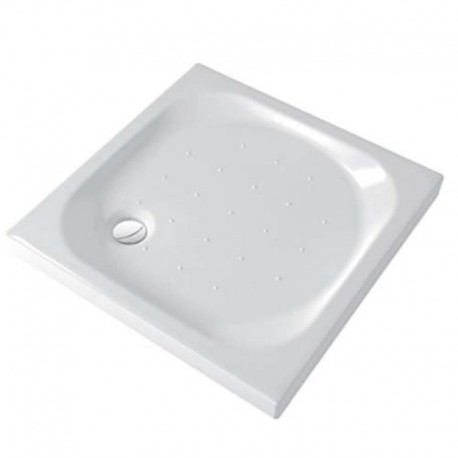 Piatto Doccia 90X90 cm Seventy Pozzi Ginori Bianco Lucido Quadrato Spessore 70 mm