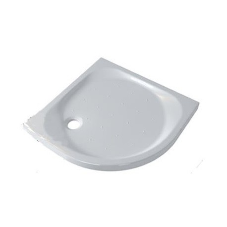 Piatto Doccia 80X80 cm Seventy Pozzi Ginori Bianco Lucido ad Angolo (Semicircolare) Spessore 70 mm