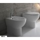 Vaso + Bidet 4All Globo con Scarico Multi + Coprivaso Soft Close (Incluso)