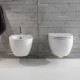 Vaso + Bidet Sospesi 4All Globo con Coprivaso a Chiusura Rallentata Incluso