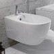 Vaso + Bidet Sospesi 4All Globo con Coprivaso a Chiusura Rallentata Incluso