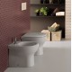 Vaso + Bidet Grace Globo Filo Parete + Coprivaso (Incluso)