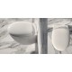 Vaso e Bidet Sospesi Mascalzone Domus Falerii con Sedile Soft Close