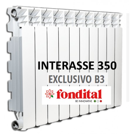 Radiatori in Alluminio Interasse 350 Fondital Exclusivo B3