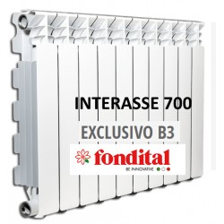 Radiatore in Alluminio Interasse 700 Fondital Exclusivo B3