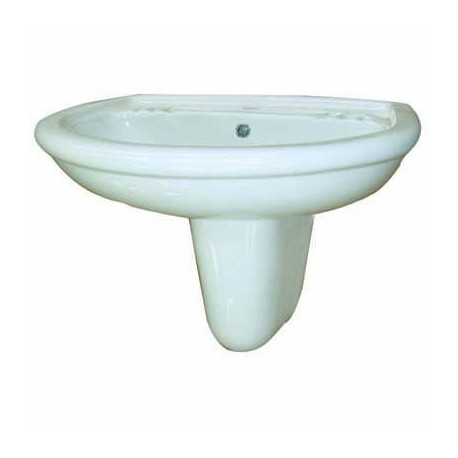 Serie Elios Lavabo + SemiColonna Azzurra