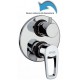 Miscelatori Lavabo + Bidet + Doccia Incasso con Deviatore Jacuzzi Shine