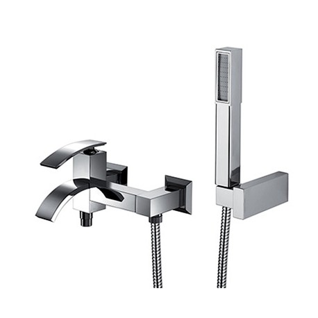 Miscelatore Vasca con Doccino  Jacuzzi Glint in Ottone Cromato