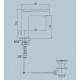 Miscelatore per Lavabo in Ottone Cromato Jacuzzi Beam