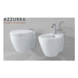 Vaso e Bidet Sospesi Full Azzurra 