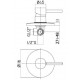 Miscelatore Incasso Doccia Stick Paffoni Cromato