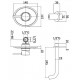 Paffoni Berry Miscelatore Incasso a Parete per Lavabo Canna 245 mm br007cr