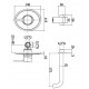 Paffoni Berry Miscelatore Incasso a Parete per Lavabo Canna 175 mm br006cr