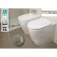 Vaso con Scarico Traslato + Bidet Althea Cover Asami Altezza 50 cm