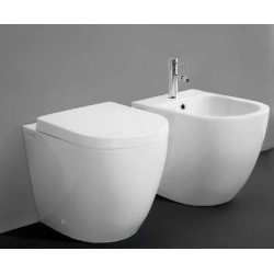 Vaso con Scarico Traslato + Bidet Althea Cover Asami Altezza 50 cm