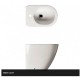 Vaso con Scarico Traslato + Bidet Althea Cover Asami Altezza 42 cm