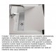 Lavarredo Unika con lavabo Zeus metacrilato 60x50 cm Elle Emme Ci Istallazione Interno Finitura Olmo Naturale