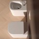 Sanitari Senza Brida Domus Falerii Vaso + Bidet Foglia Quadra