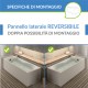 Vasca con Pannello Frontale + Laterale Misura 70 x 165 cm