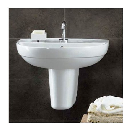 Serie Selnova 3 Lavabo da 65 cm + SemiColonna Pozzi Ginori