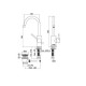 Miscelatore per Lavabo con Canna Orientabile Paffoni Light cod. LIG977CR