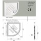 Piatto Doccia Catalano mod. Verso 90x90 cm Angolare in Ceramica H6