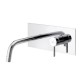 Paffoni Light Miscelatori Lavabo Incasso a Parete LIG101CR + Bidet LIG135CR 