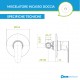 Miscelatore Incasso Doccia a Muro Paffoni Green cod. GR010CR