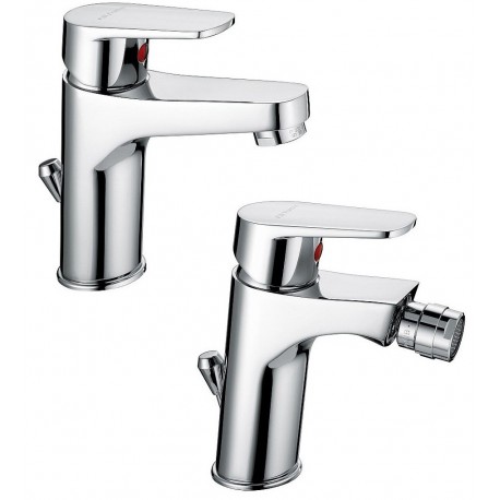 Fratelli Frattini Espresso Miscelatori Lavabo art. 80054 + Bidet art. 80103