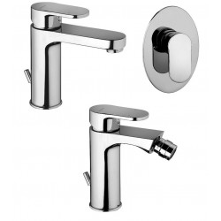 Fratelli Frattini Fosca Miscelatori Lavabo art. 86054 + Bidet art. 86103 + Incasso Doccia art. 86016