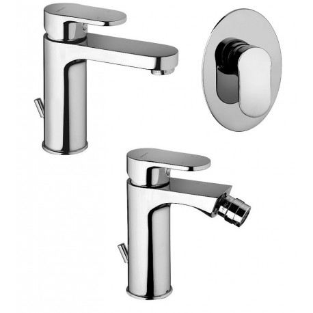 Fratelli Frattini Fosca Miscelatori Lavabo art. 86054 + Bidet art. 86103 + Incasso Doccia art. 86016