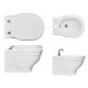 Vaso e Bidet Sospesi Royal Althea con Coprivaso a Chiusura Rallentata 