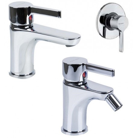 Fratelli Frattini Bit Miscelatori Lavabo art. 66054 + Bidet art. 66103 + Incasso doccia art. 66016