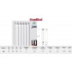 Radiatore in Alluminio Interasse 1800 fondital garda dual80 batteria da 3 elementi