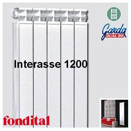 Radiatore in Alluminio Interasse 1200 Fondital 