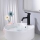 Jacuzzi Serie Sunset Miscelatori Lavabo e Bidet con Scarico Finitura Nero Opaco