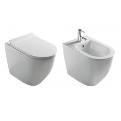 Vaso con Scarico Traslato + Bidet Dream Galassia