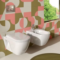 Vaso Sospeso 1VSF54RECO00 Senza Brida NewFlush + Bidet 1BSF54ECO00 Sfera Eco 54 Catalano