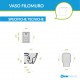 Vaso Senza Brida + Bidet Filomuro F50 Special Domus Falerii