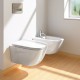 Vaso Sospeso Senza Brida art. 1VSLIR00 + Bidet art. 1BSLIR00 New Light Nf 53 Catalano