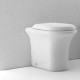 Vaso con Sedile a Chiusura Soft Close + Bidet Filomuro H2O Small Domus Falerii