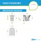 Vaso con Sedile a Chiusura Soft Close + Bidet Filomuro H2O Small Domus Falerii