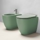 Vaso art. 1VPC52VS + Bidet art. 1BIC52VS Sfera 52x35 Catalano Verde Satinato